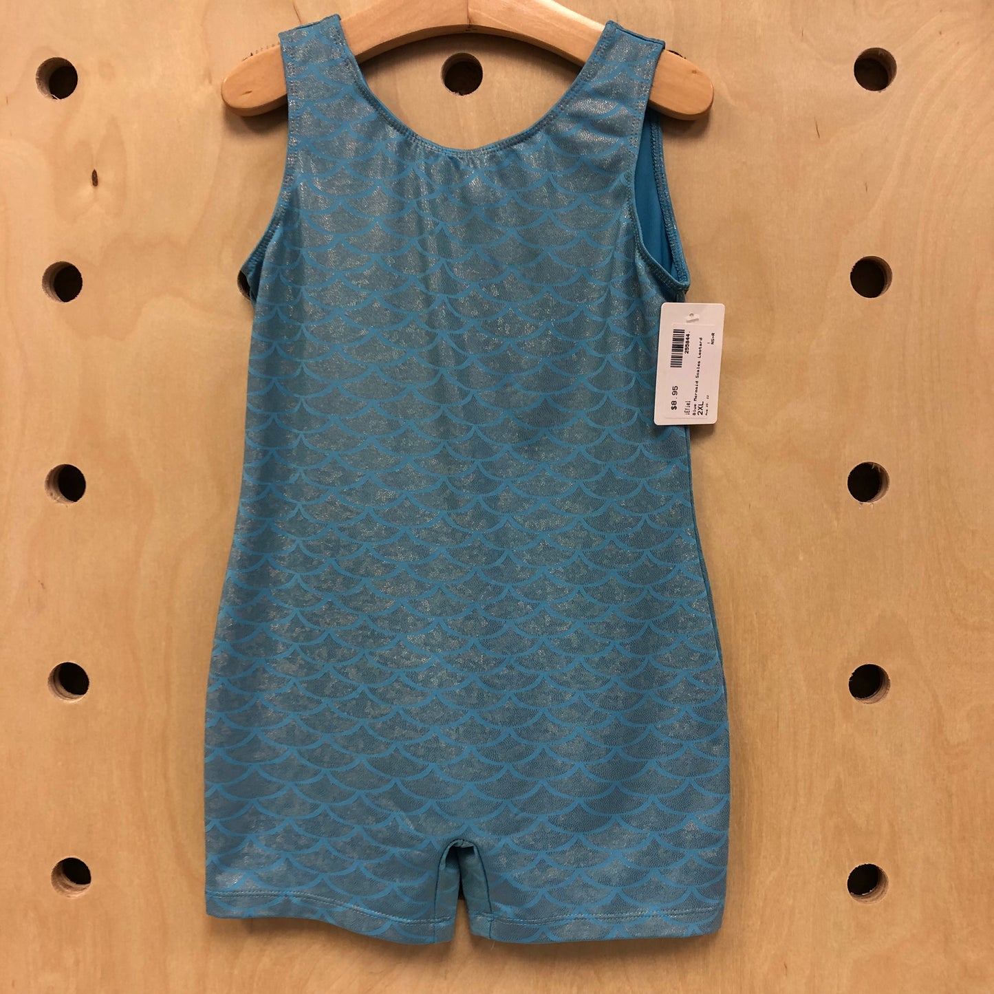 Blue Mermaid Scales Leotard