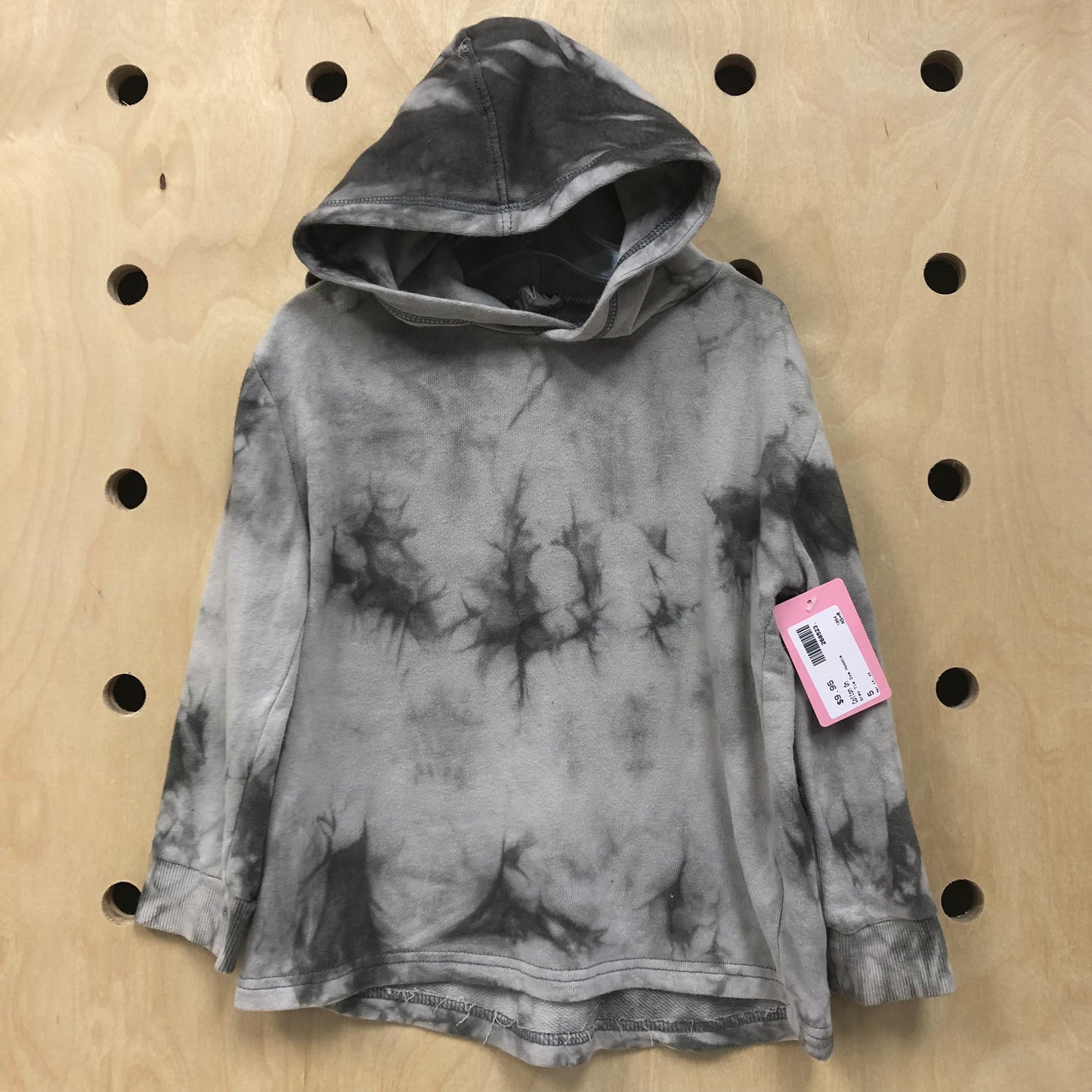 Grey Tie Dye Hoodie