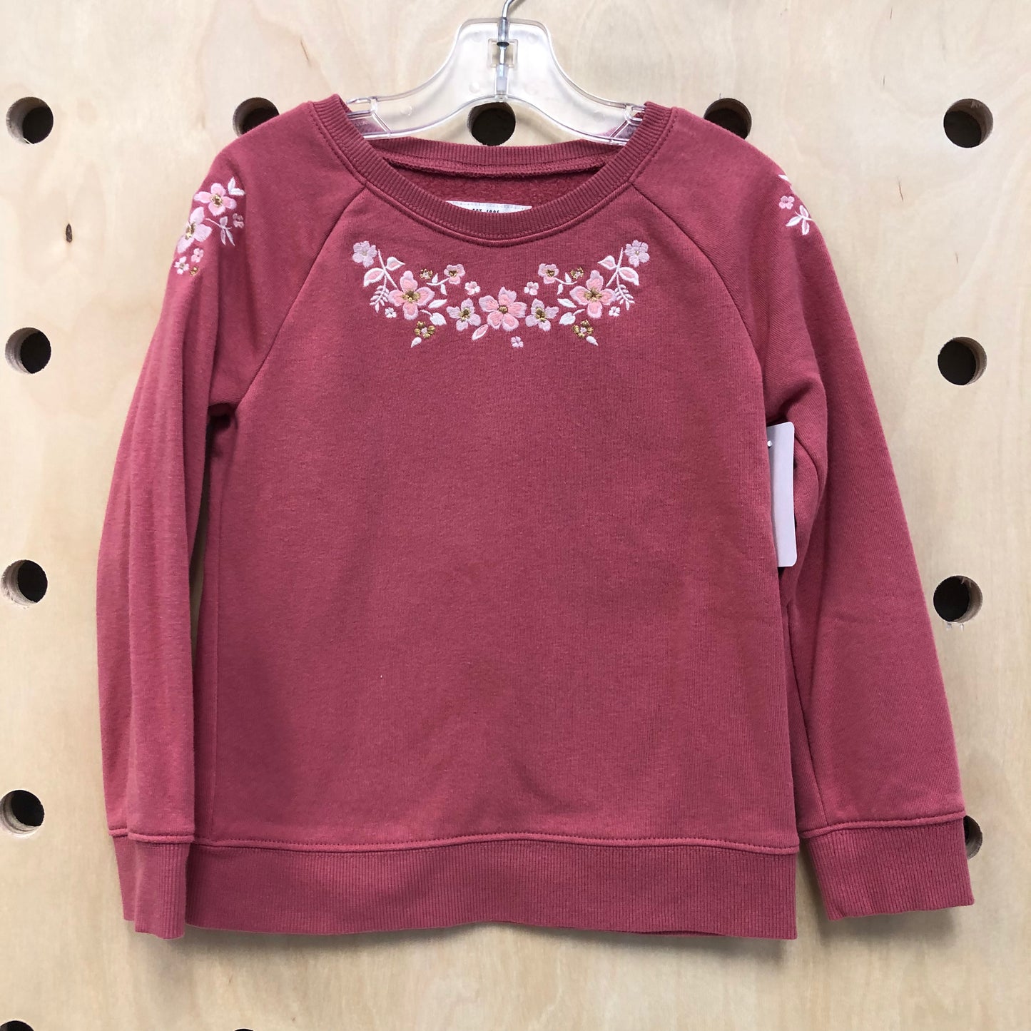 Mauve Embroidered Pull Over