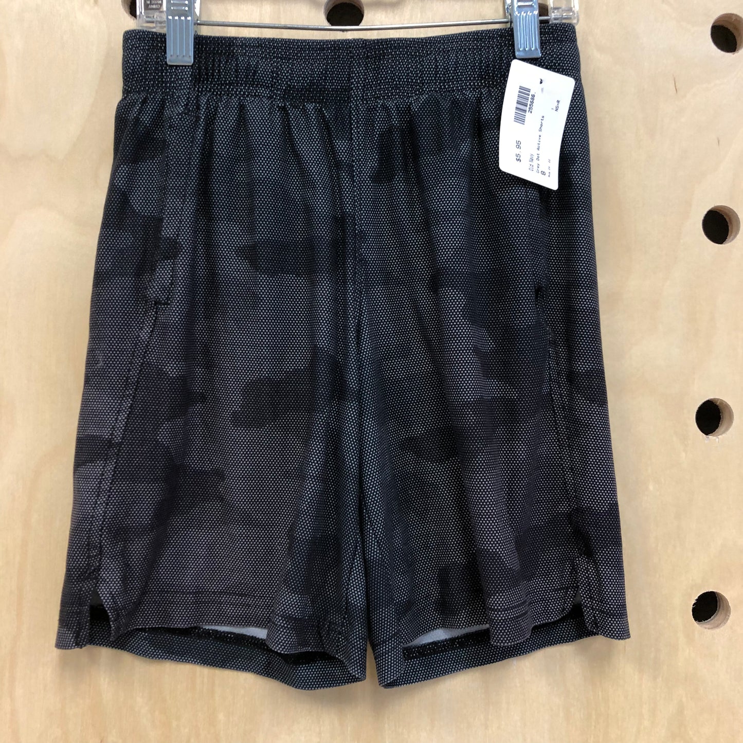 Grey Dot Active Shorts