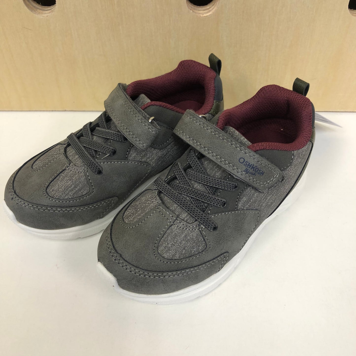Grey Bowie Velcro Shoes NEW!
