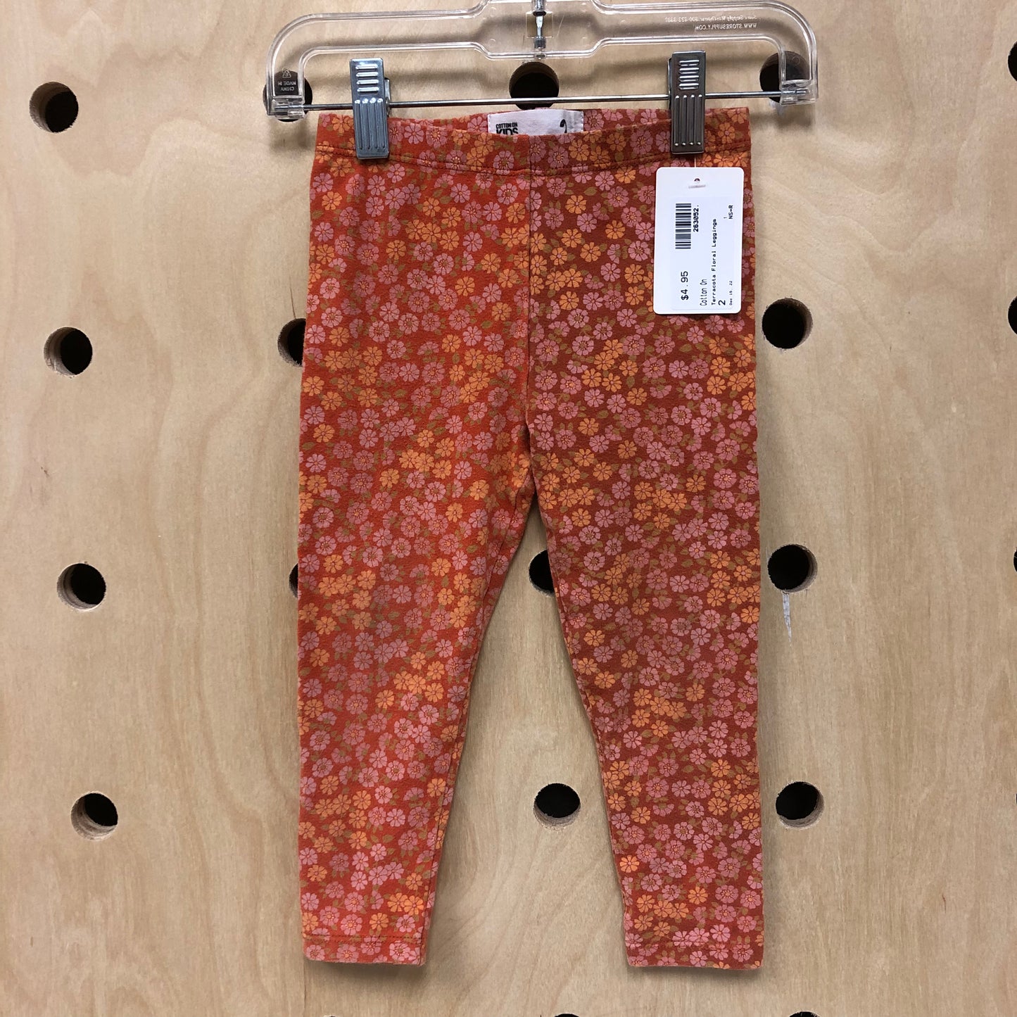 Terracota Floral Leggings