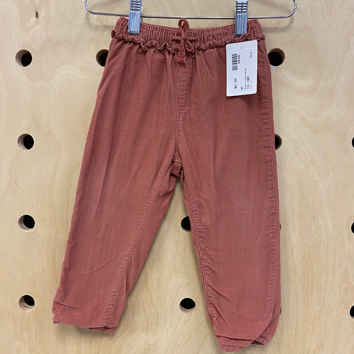 Mauve Lined Cords