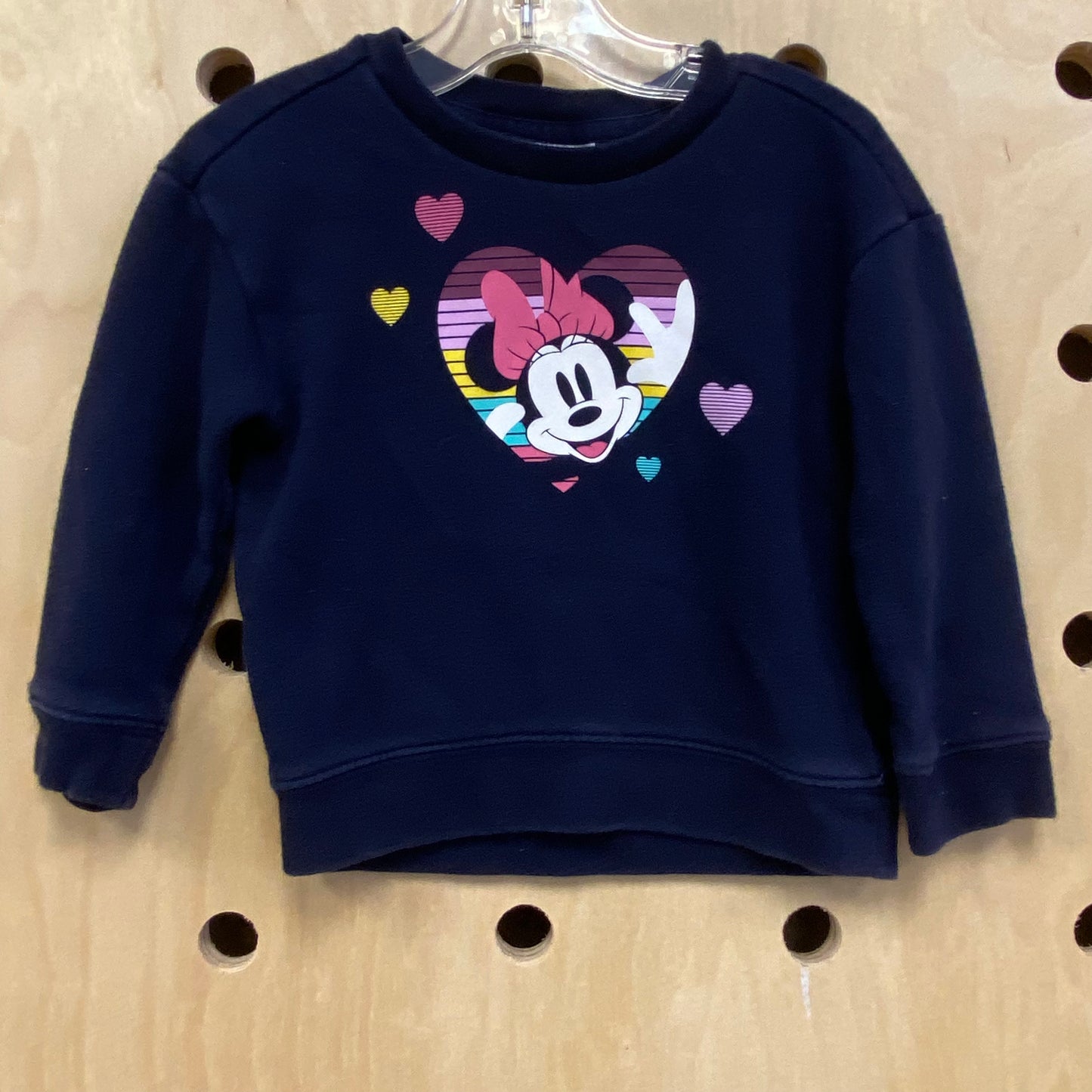 Blue Minnie Hearts Sweatshirt