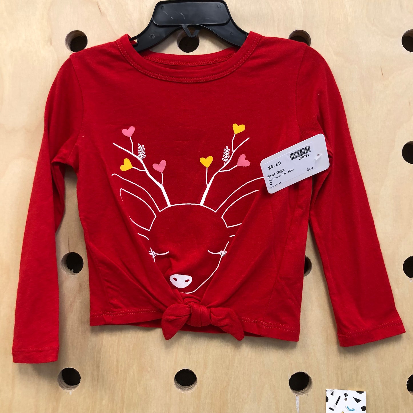 Red Fawn Top NEW!
