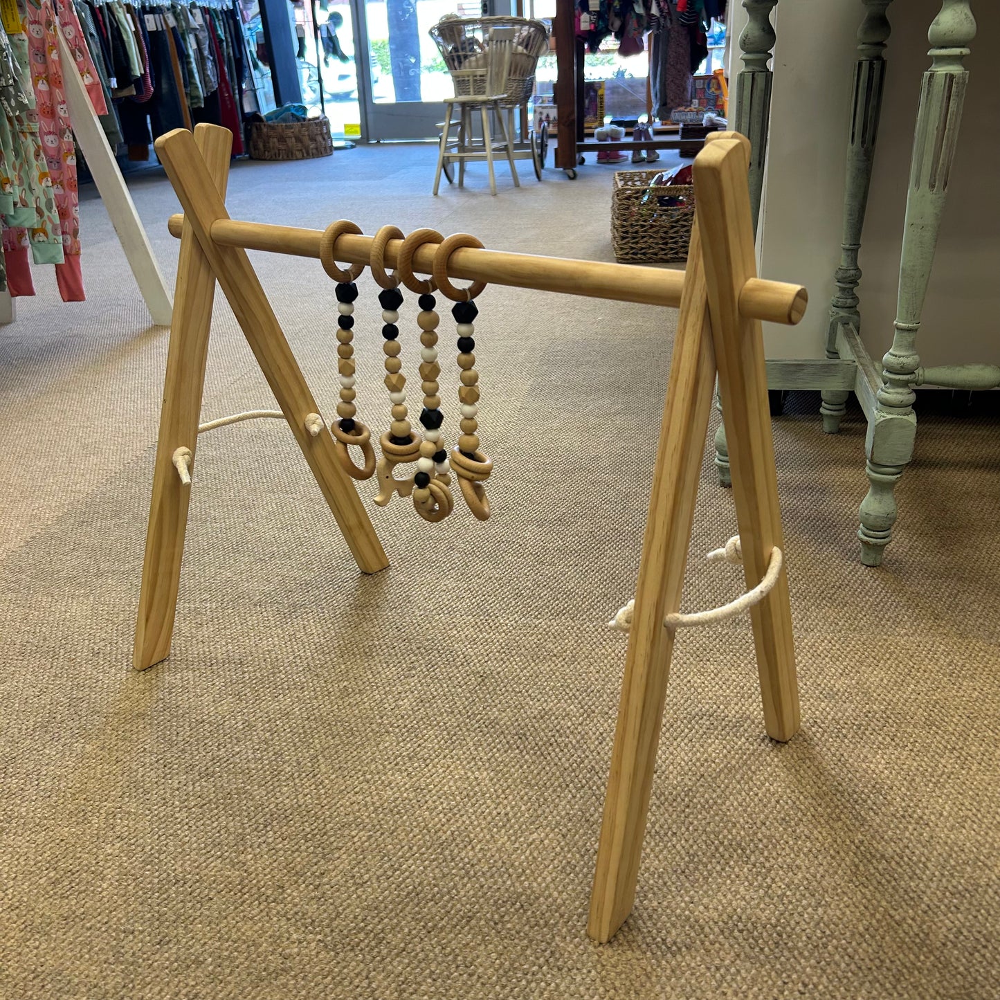 Foldable Wooden Play Gym