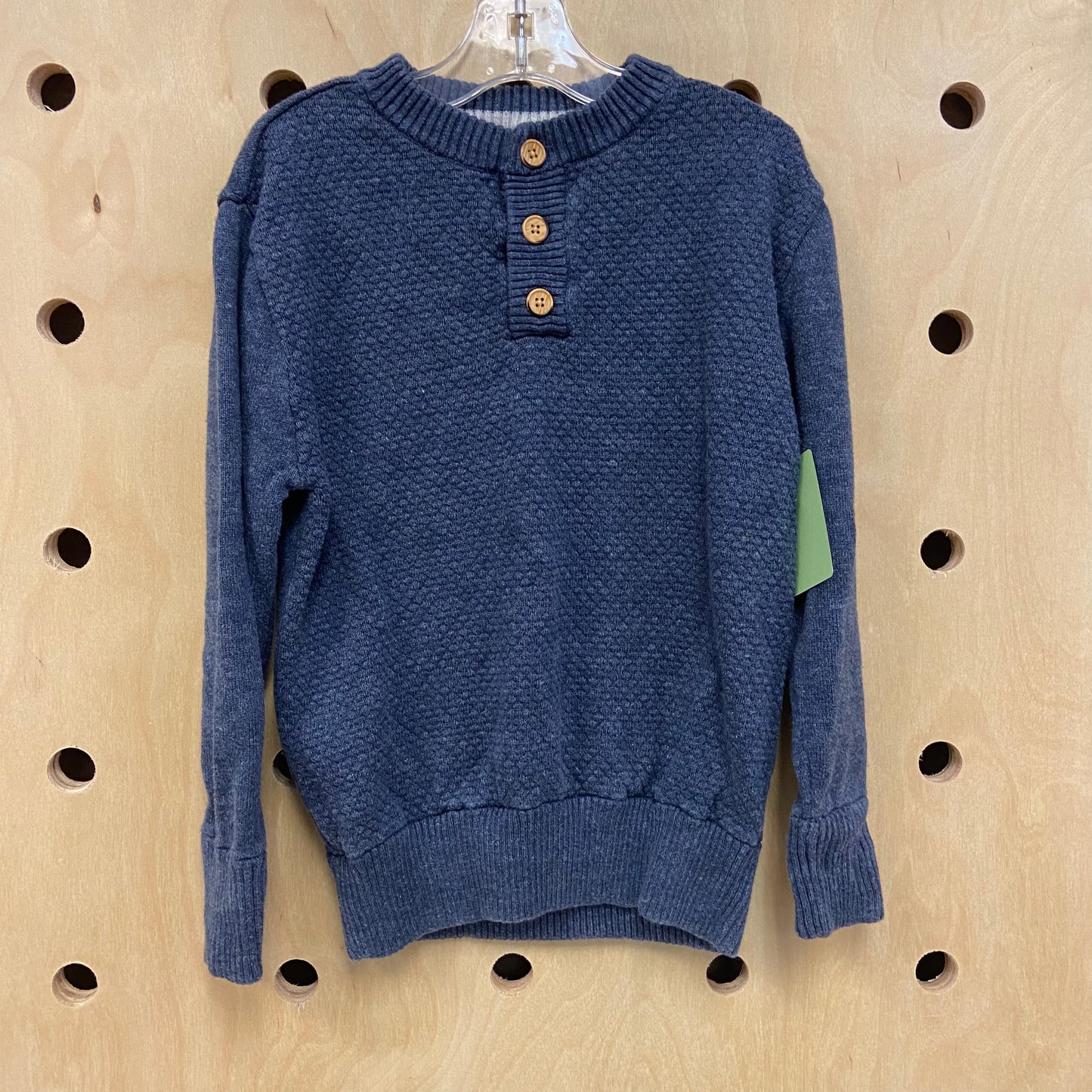 Blue Button Up Sweater