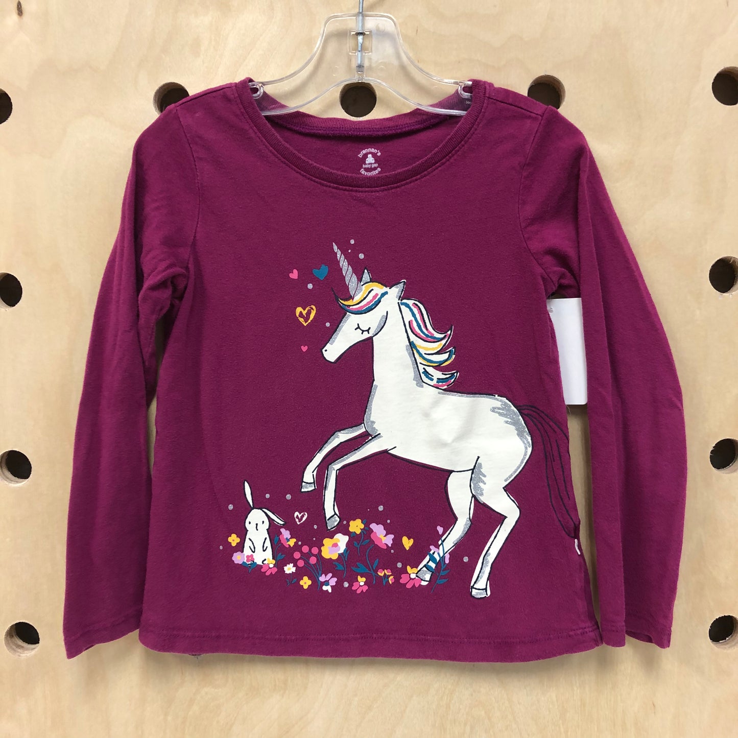Plum Unicorn LS Tee