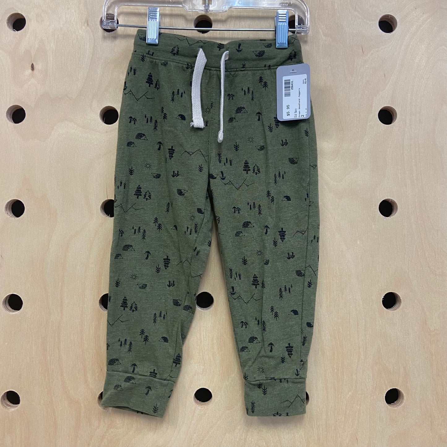 Green Woodland Joggers