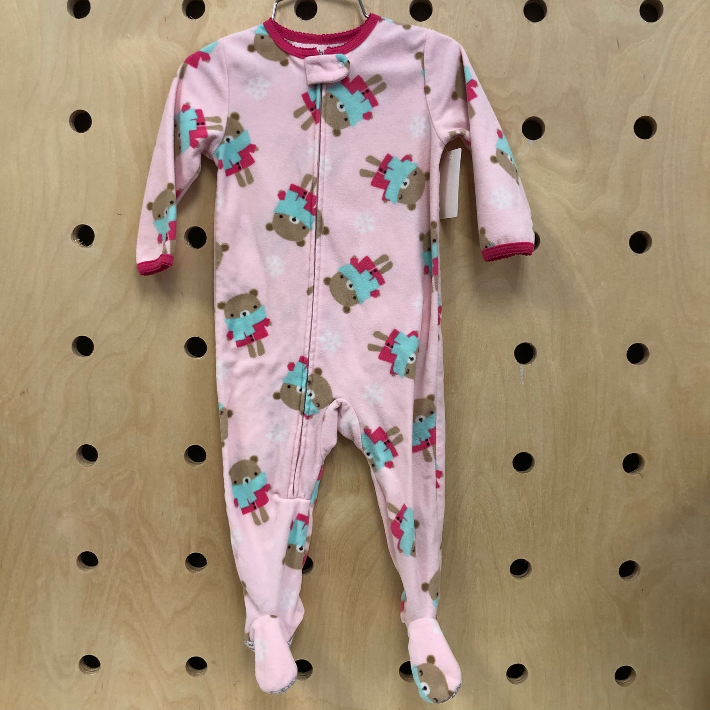 Pink Bear Fleece Pajamas