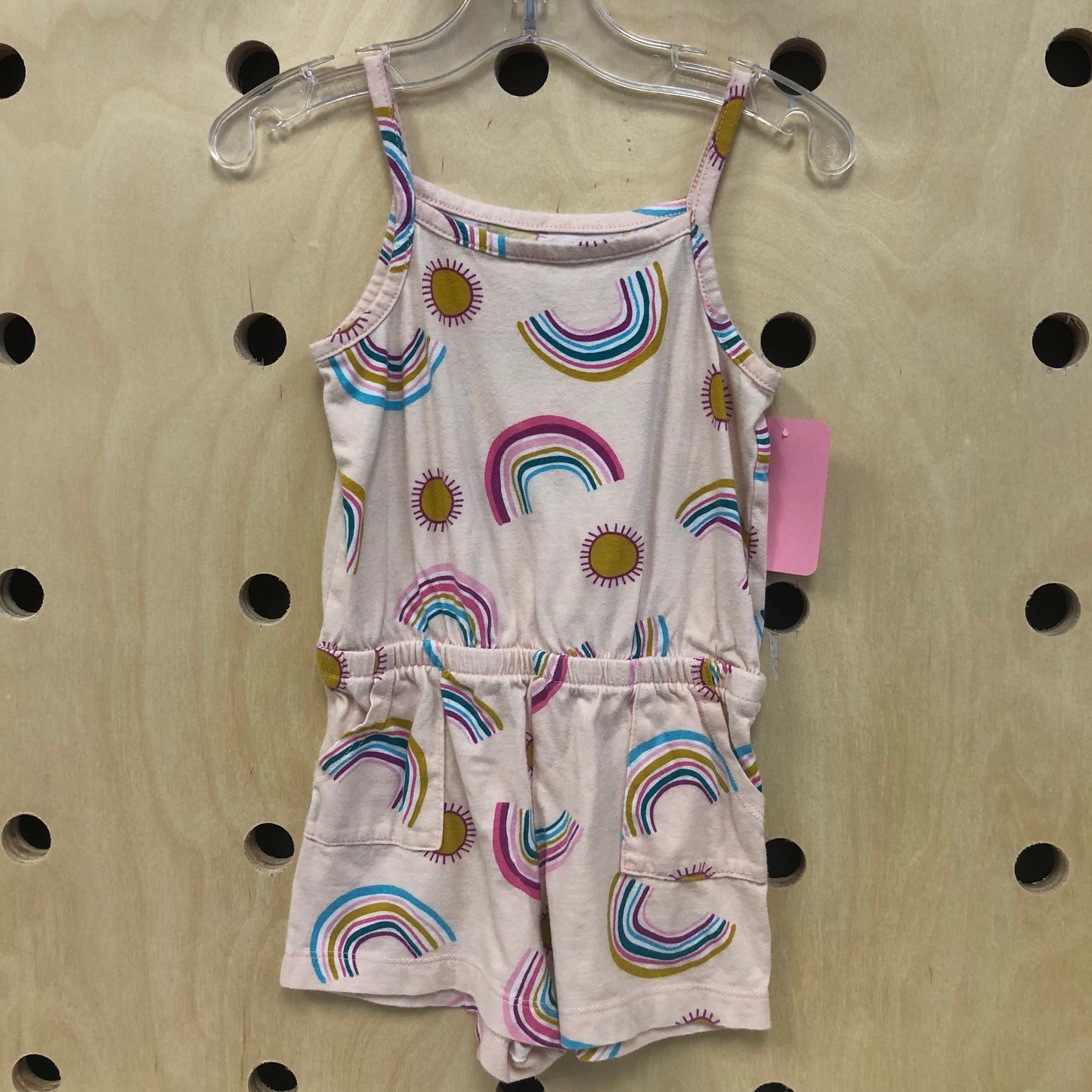 Pink Rainbow & Sun Romper