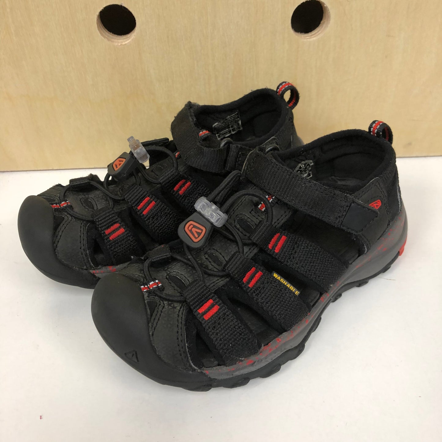 Black + Red Seacamp Sandals