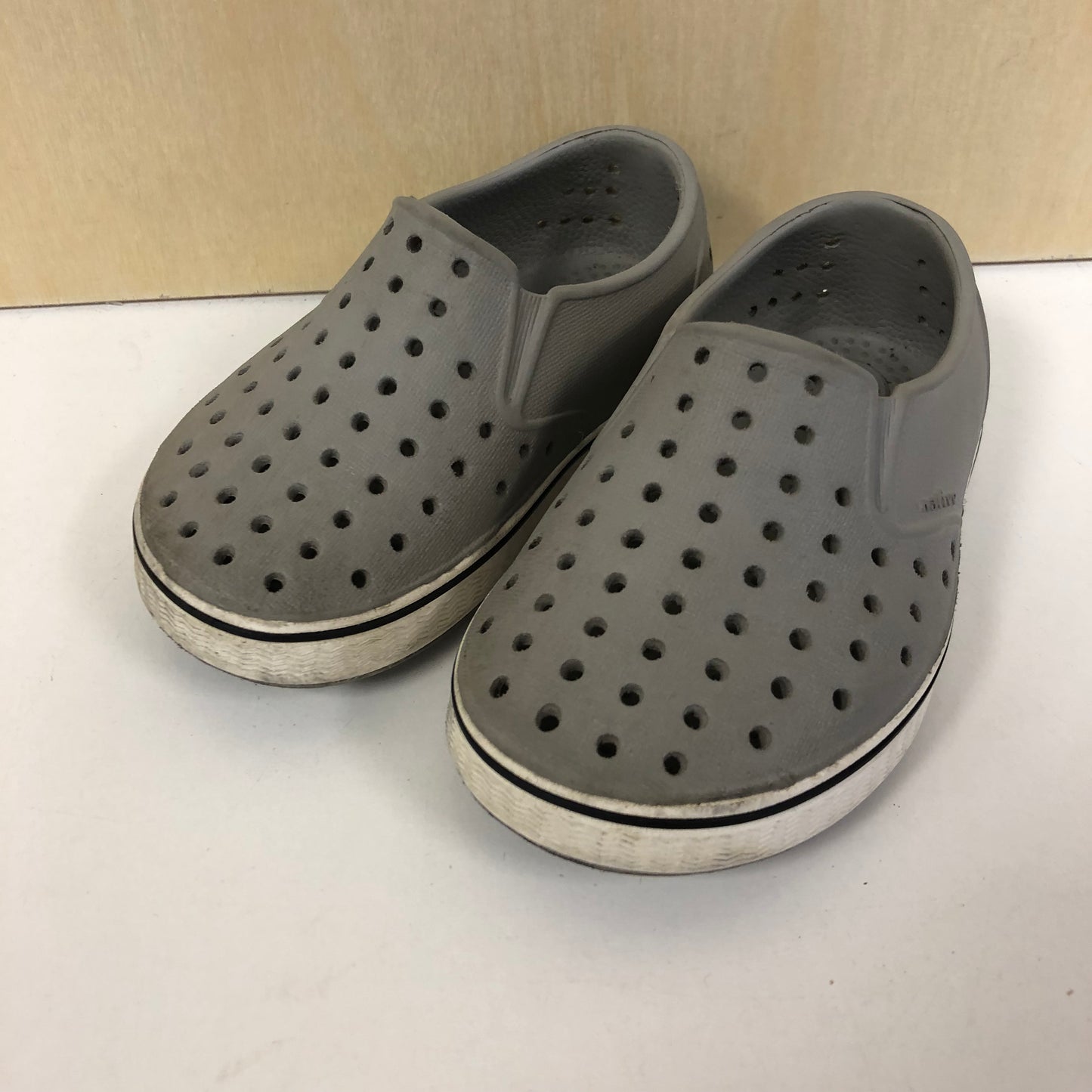 Grey Miles Slip Ons