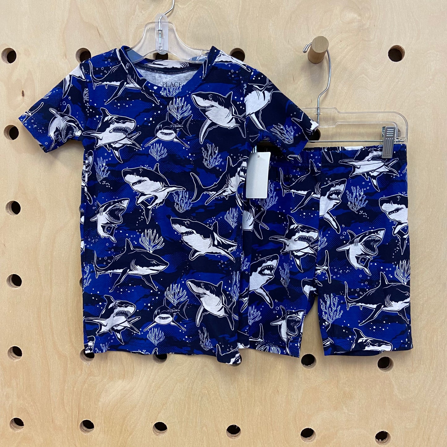 Navy Two Toned Shark PJs