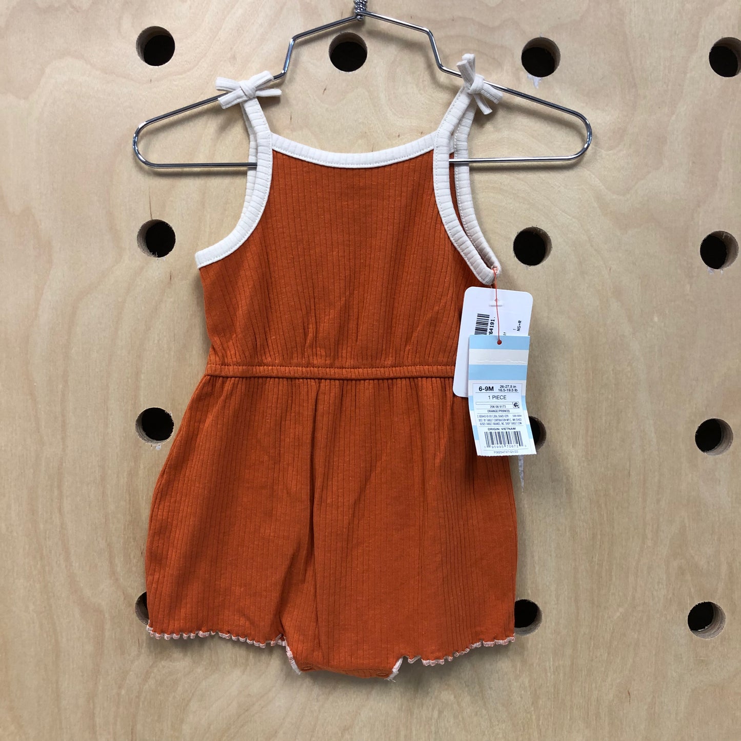 Orange Ribbed Dress NEW!
