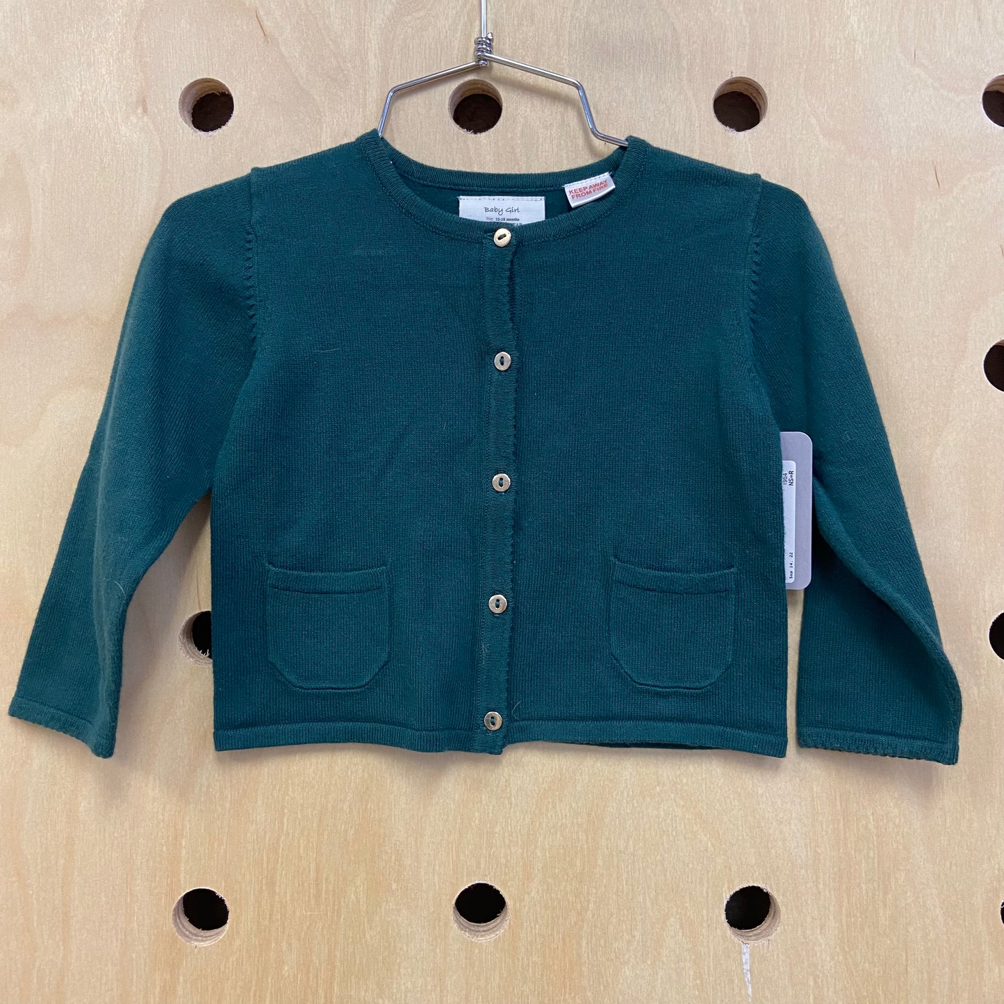 Hunter Green Knit Cardigan
