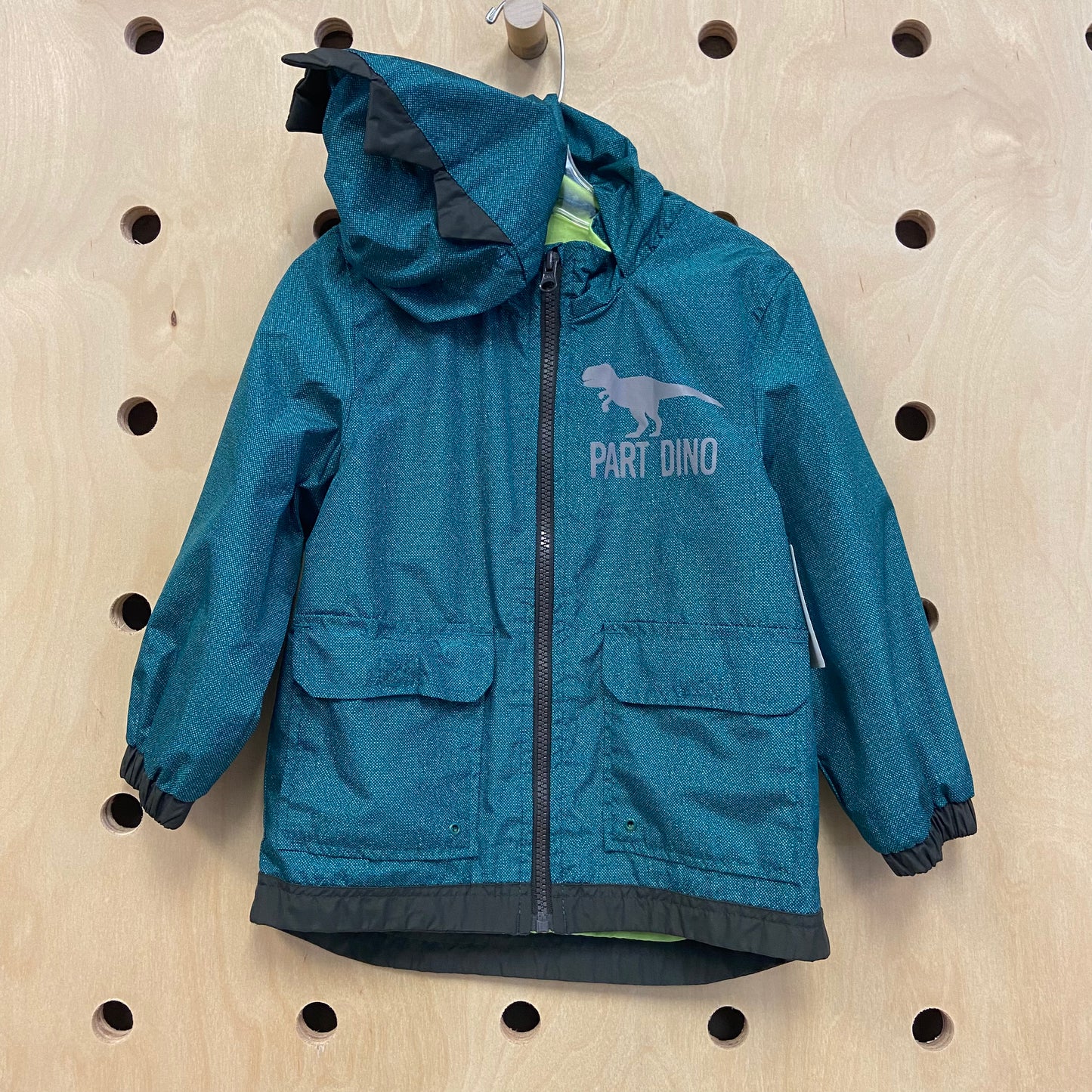 Part Dino Zip Hoodie