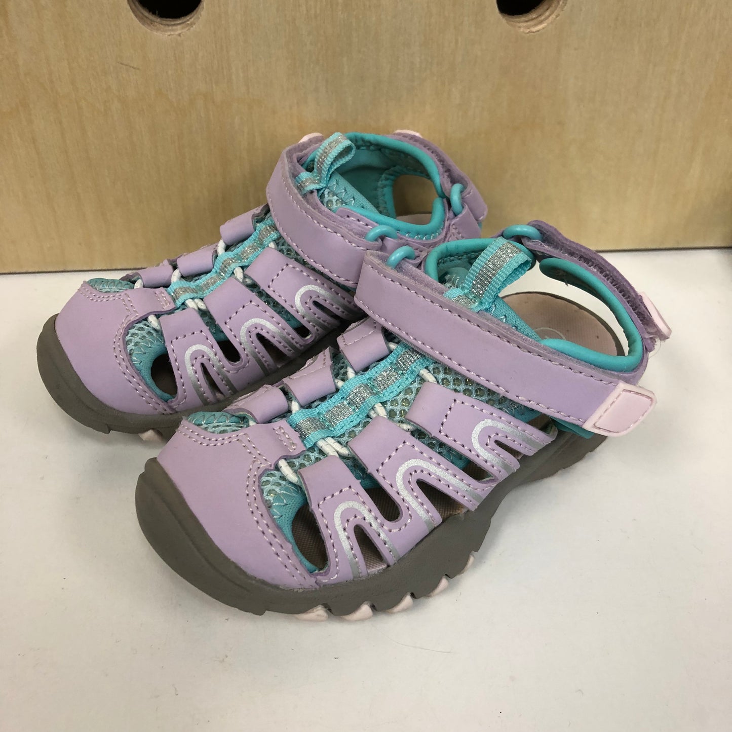 Lavender + Blue Sandals