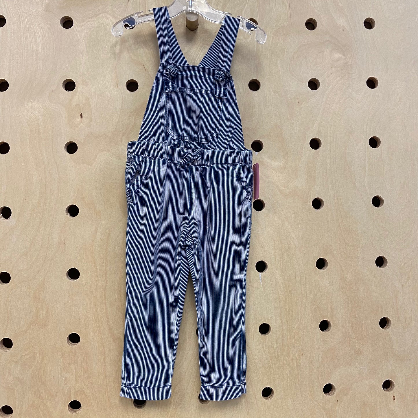Blue Pinstripe Overalls