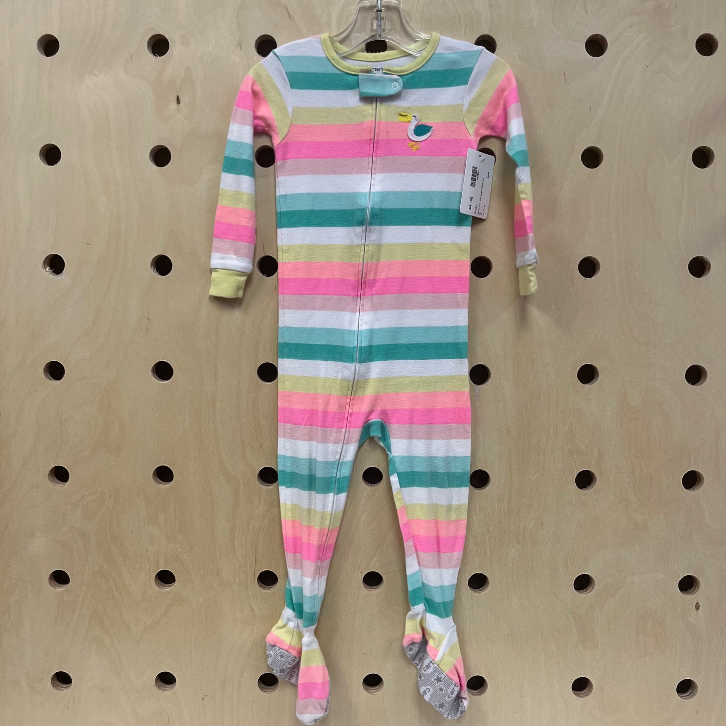 Colorful Striped Footies