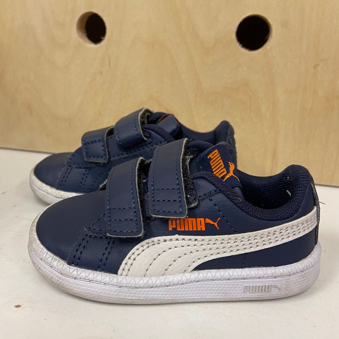 Blue Velcro Sneakers