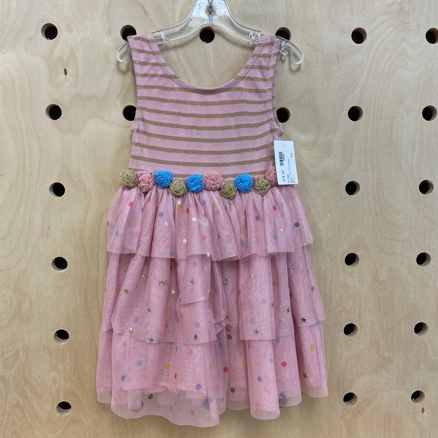 Pink + Gold Tulle Dress