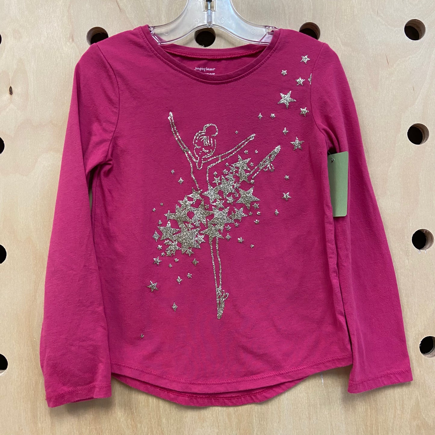Pink + Gold Ballerina Tee