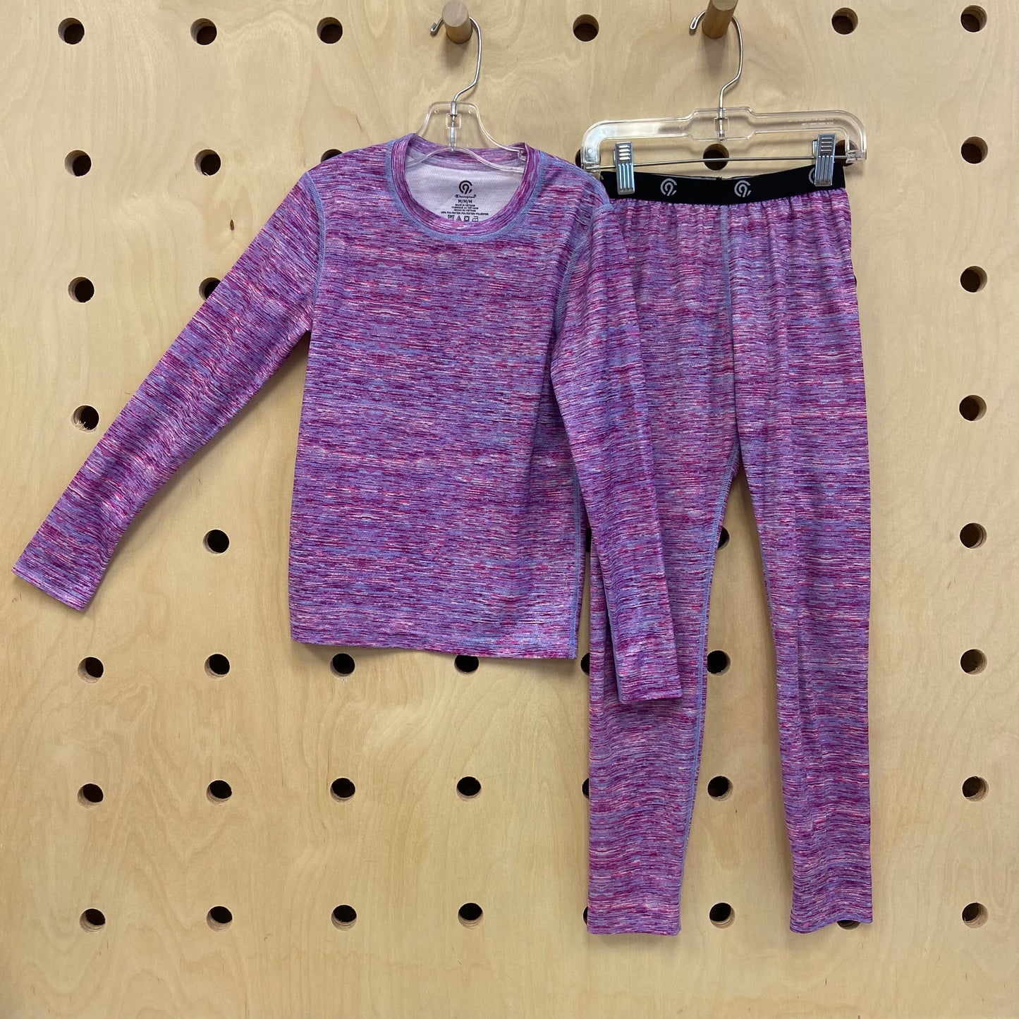 Purple Heathered Athletic Set