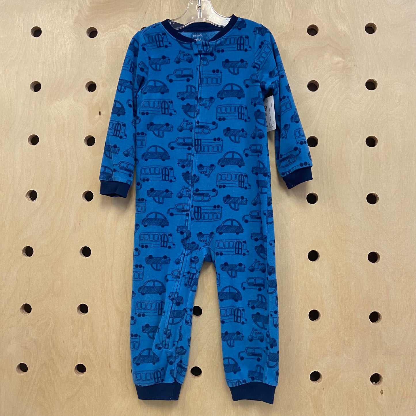 Blue Fleece Cars Pajamas