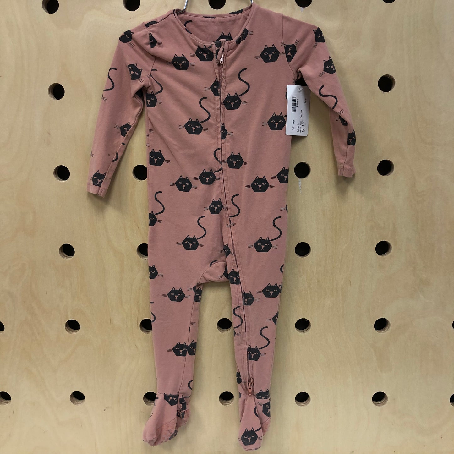 Mauve Kitty Footies