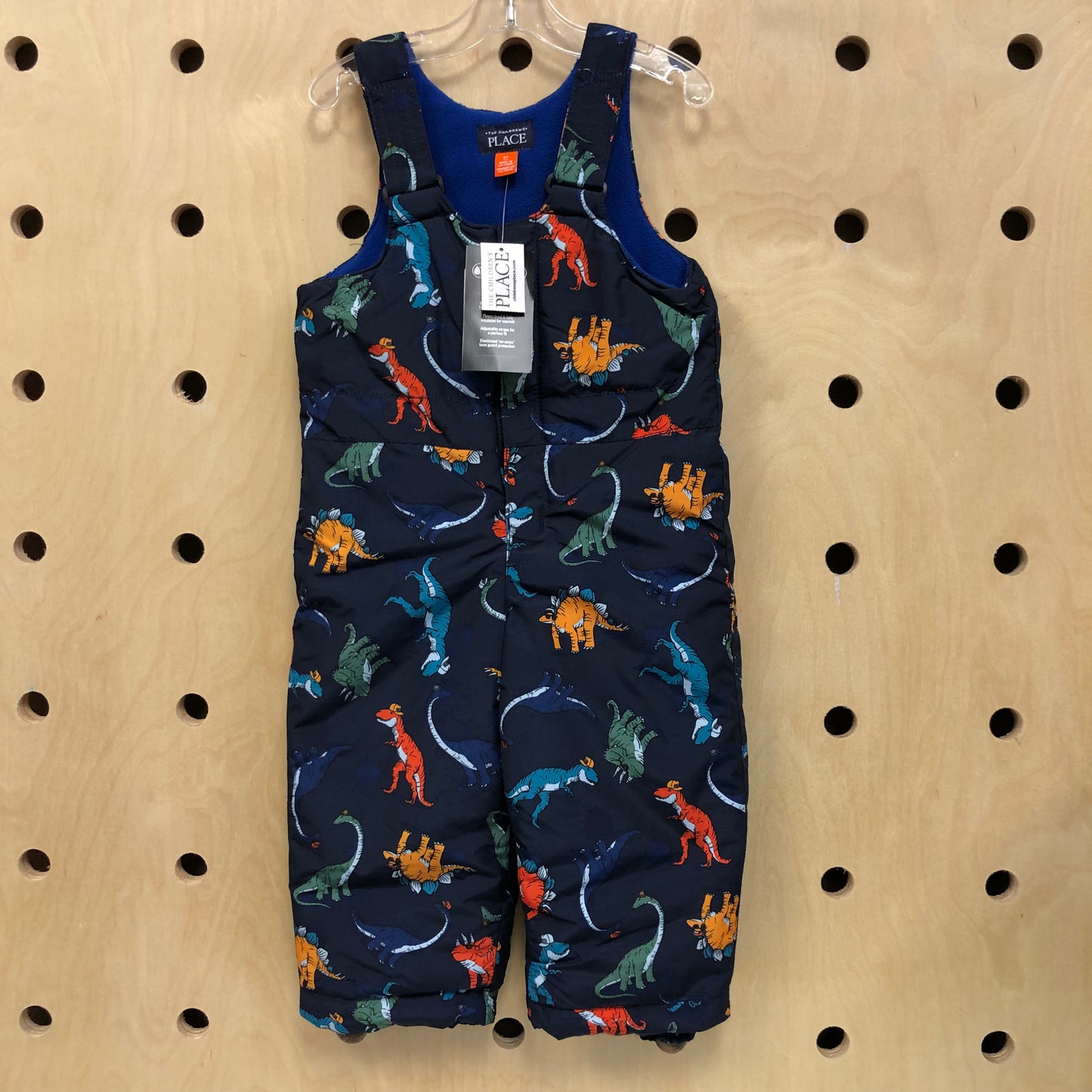 Blue Dino Snow Bib NEW!