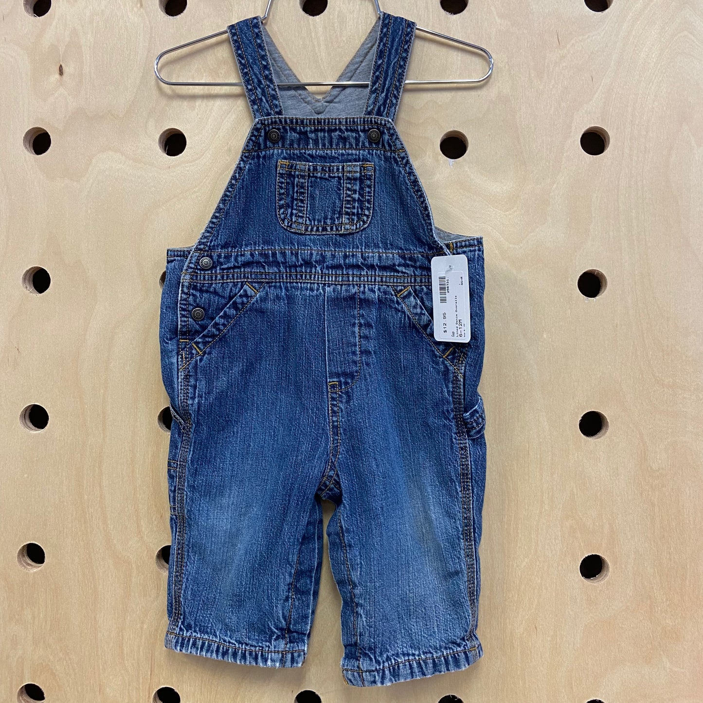 Lined Denim Overalls