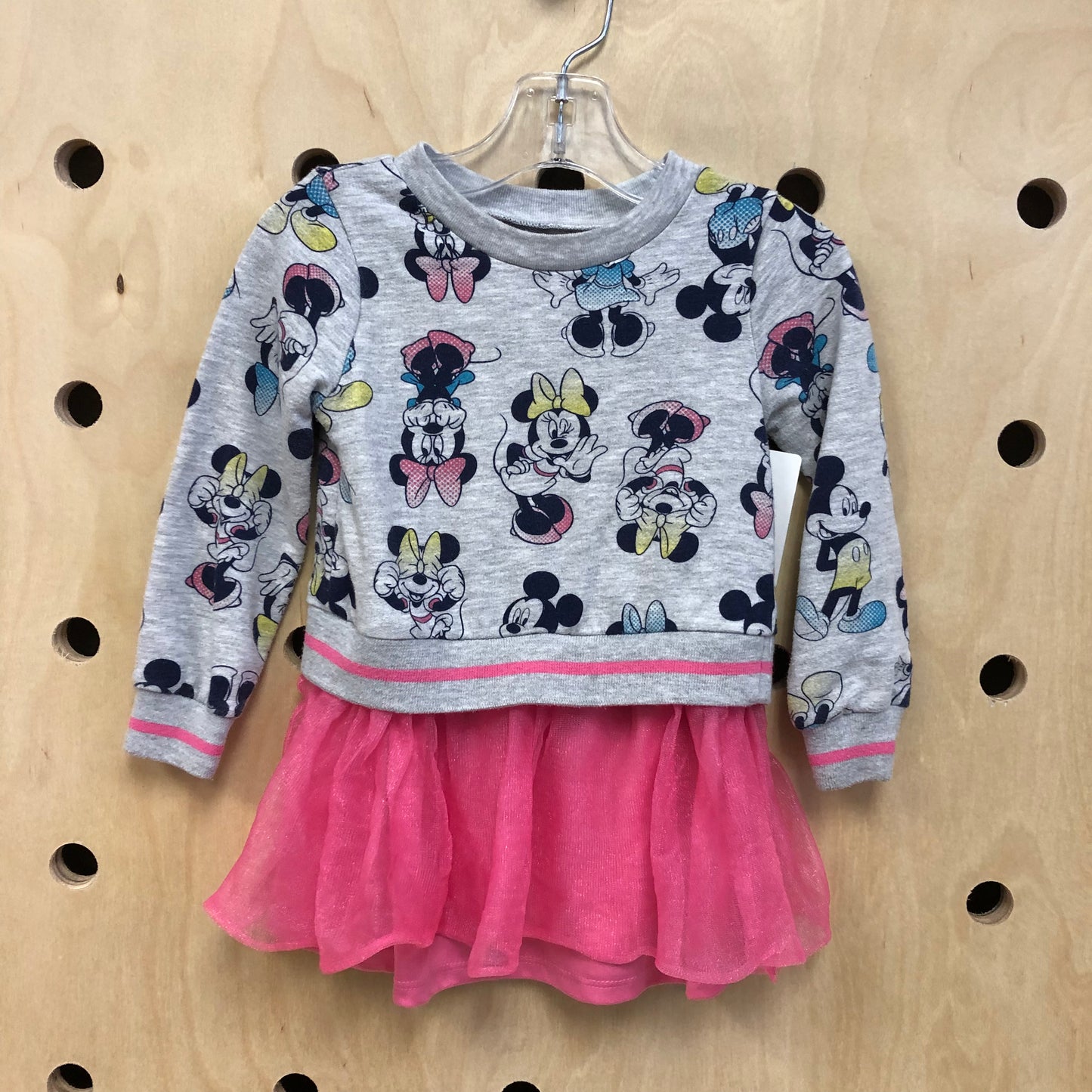 Grey Minnie Tutu Pullover