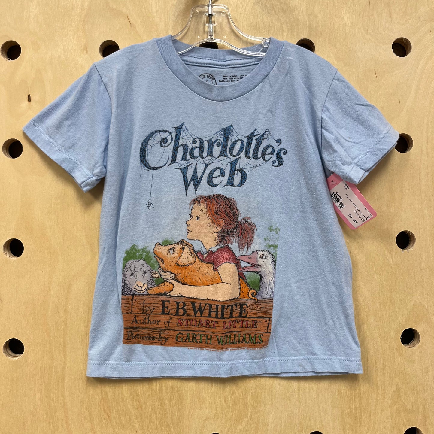 Blue Charlottes Web Tee