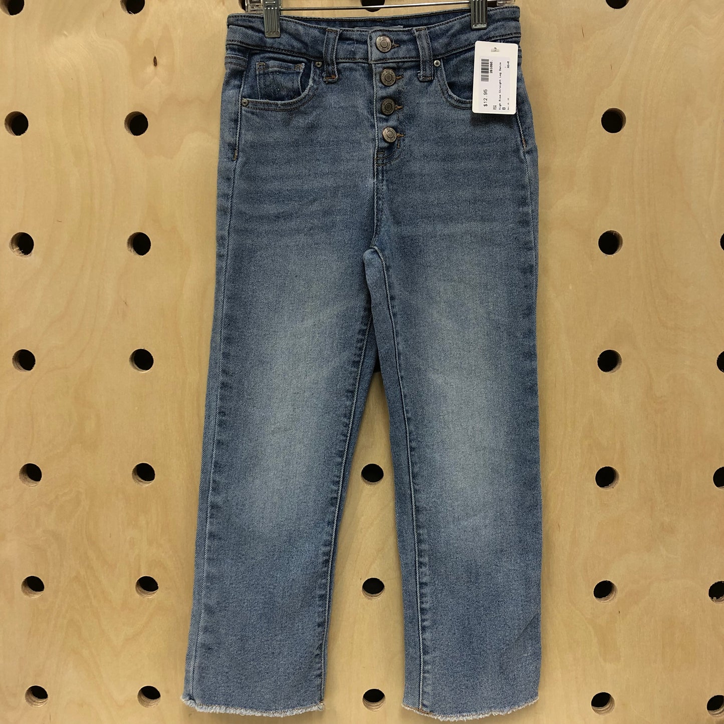 High Rise Straight Leg Denim