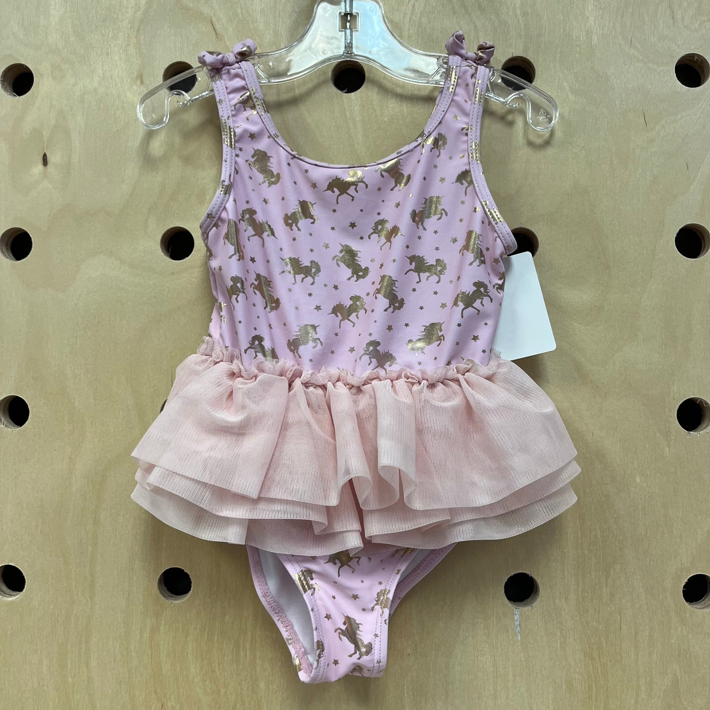 Pink+Gold Unicorn Swimsuit
