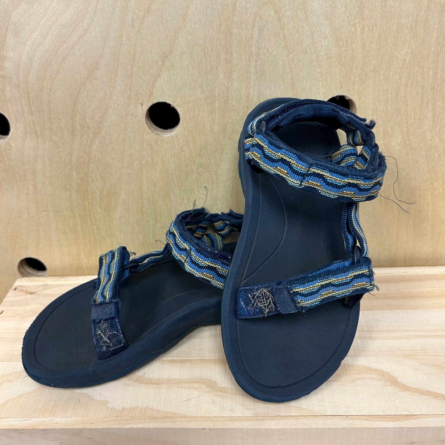 Blue Velcro Sandals