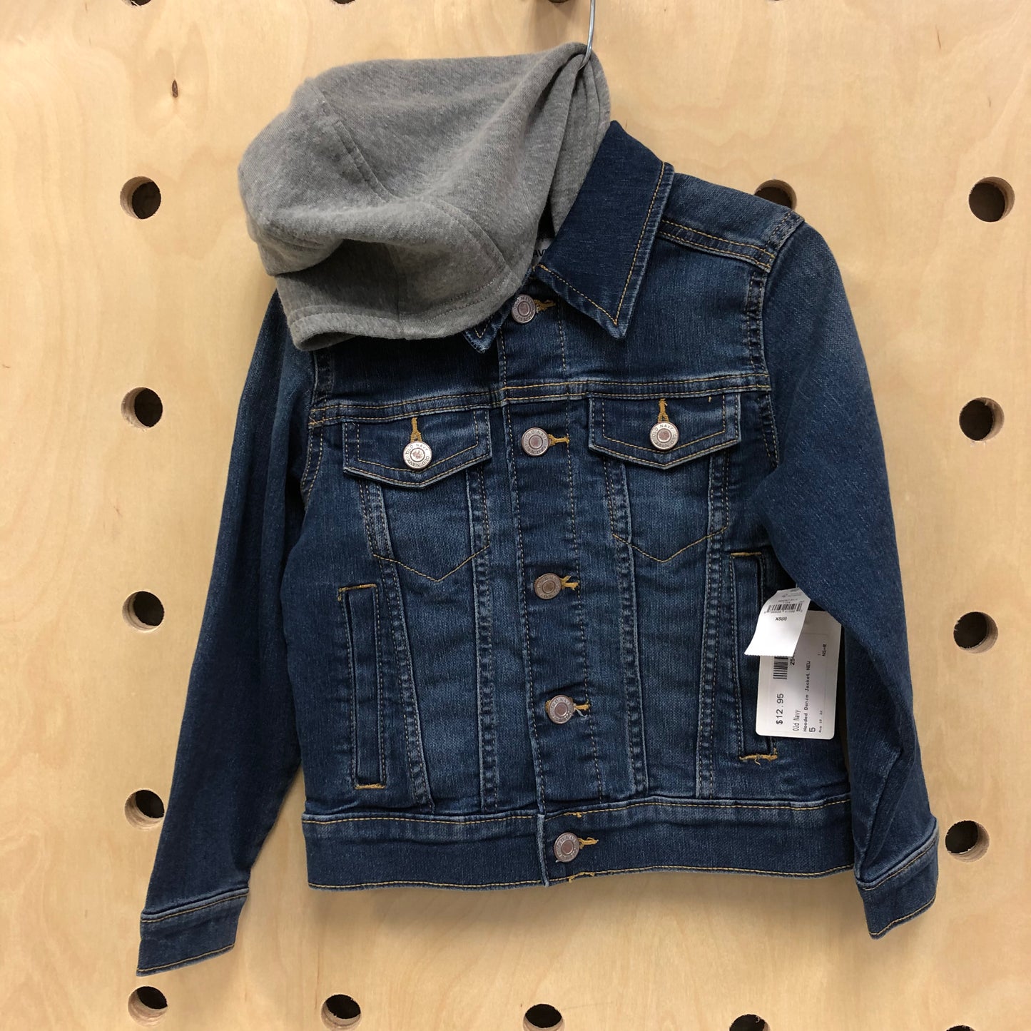 Hooded Denim Jacket NEW