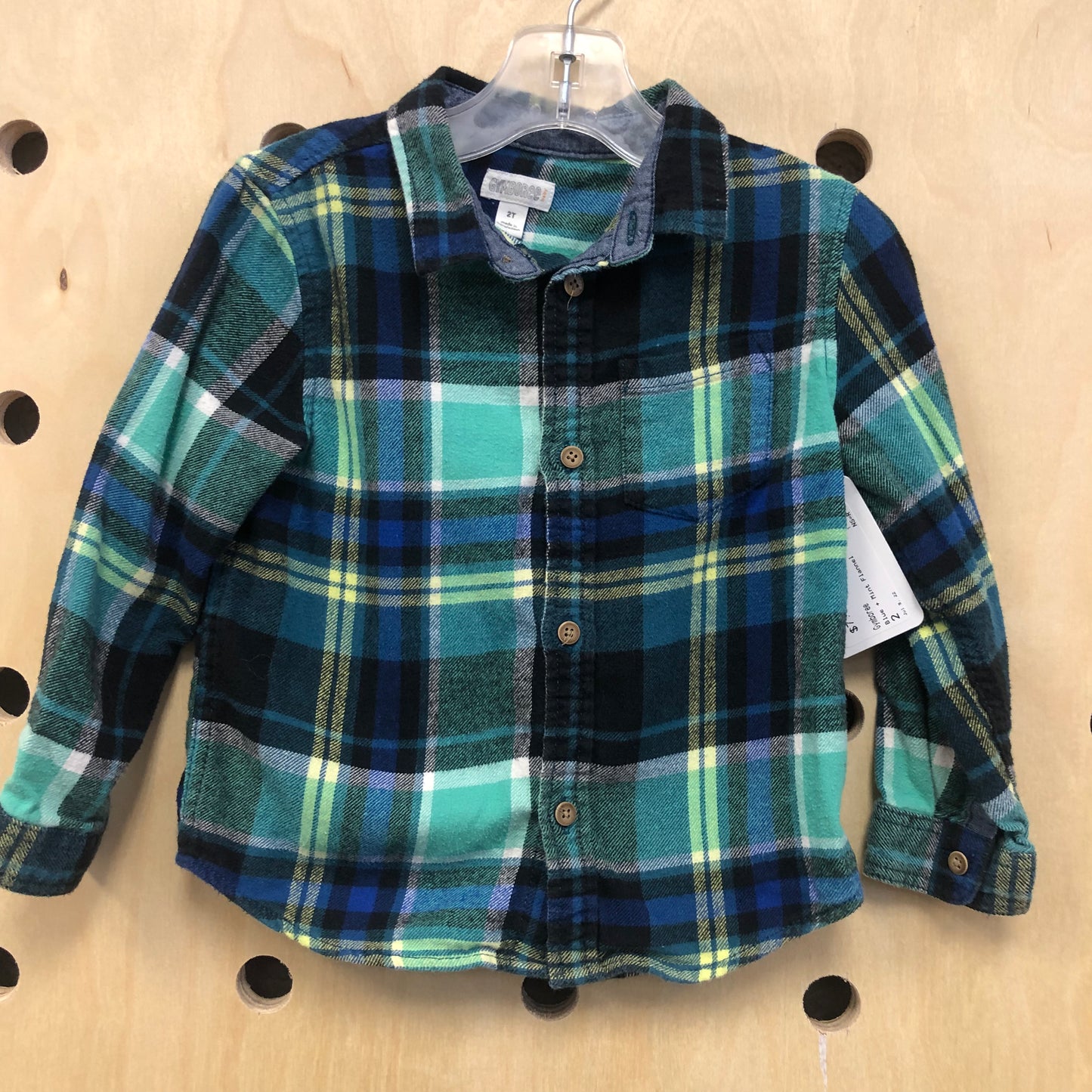Blue + Mint Flannel