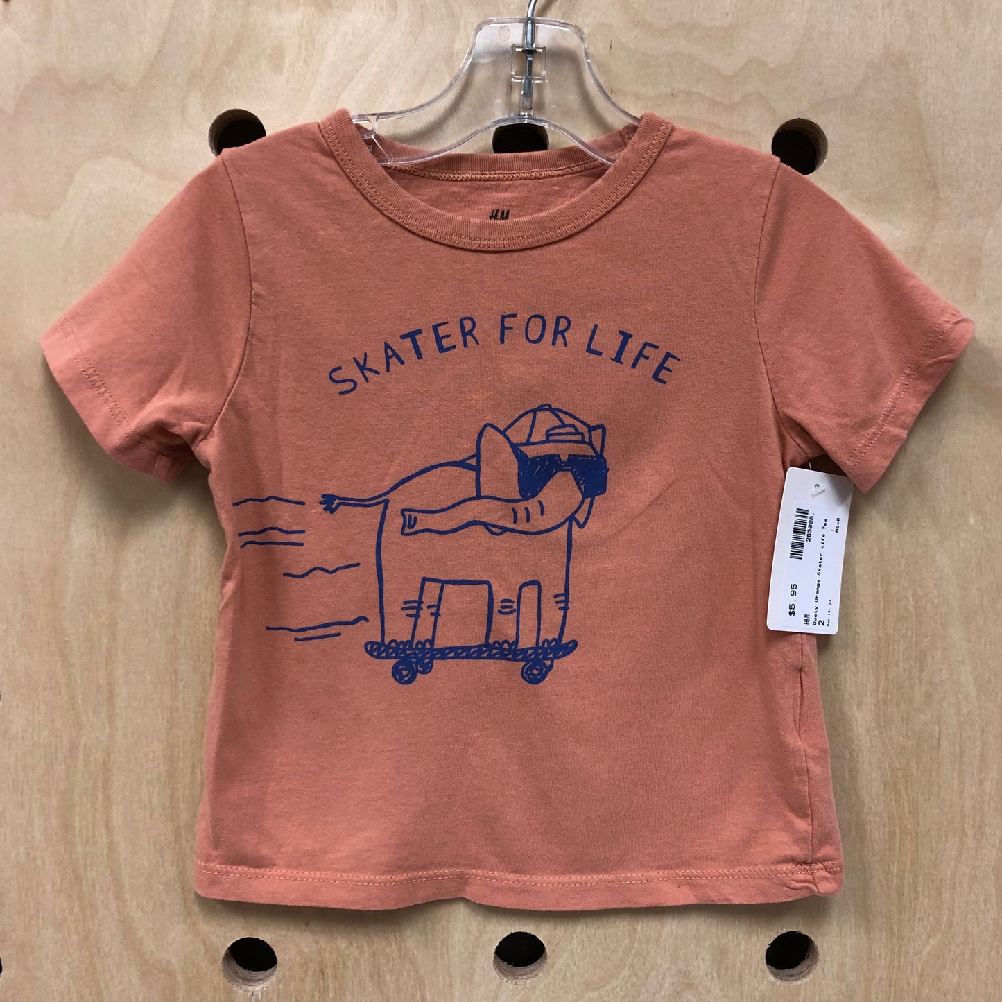 Dusty Orange Skater Life Tee