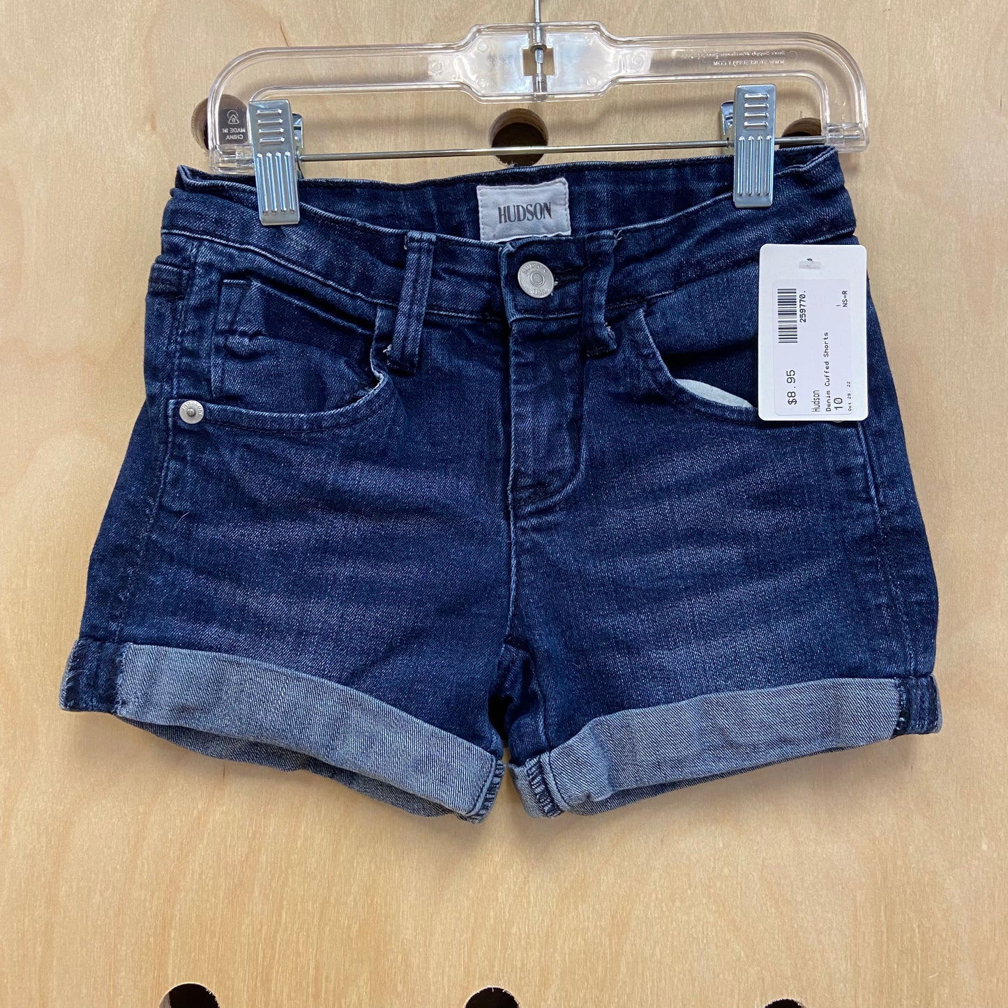 Denim Cuffed Shorts