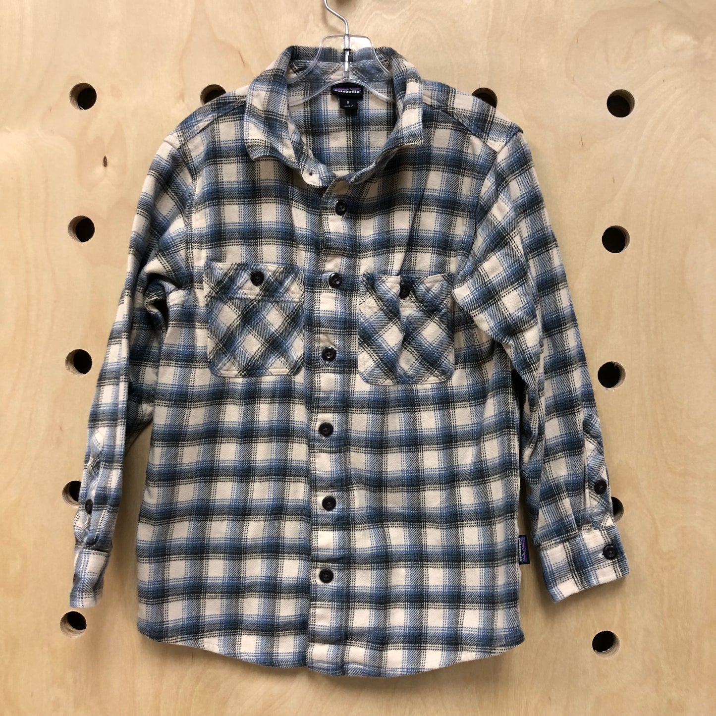 Blue & White Flannel