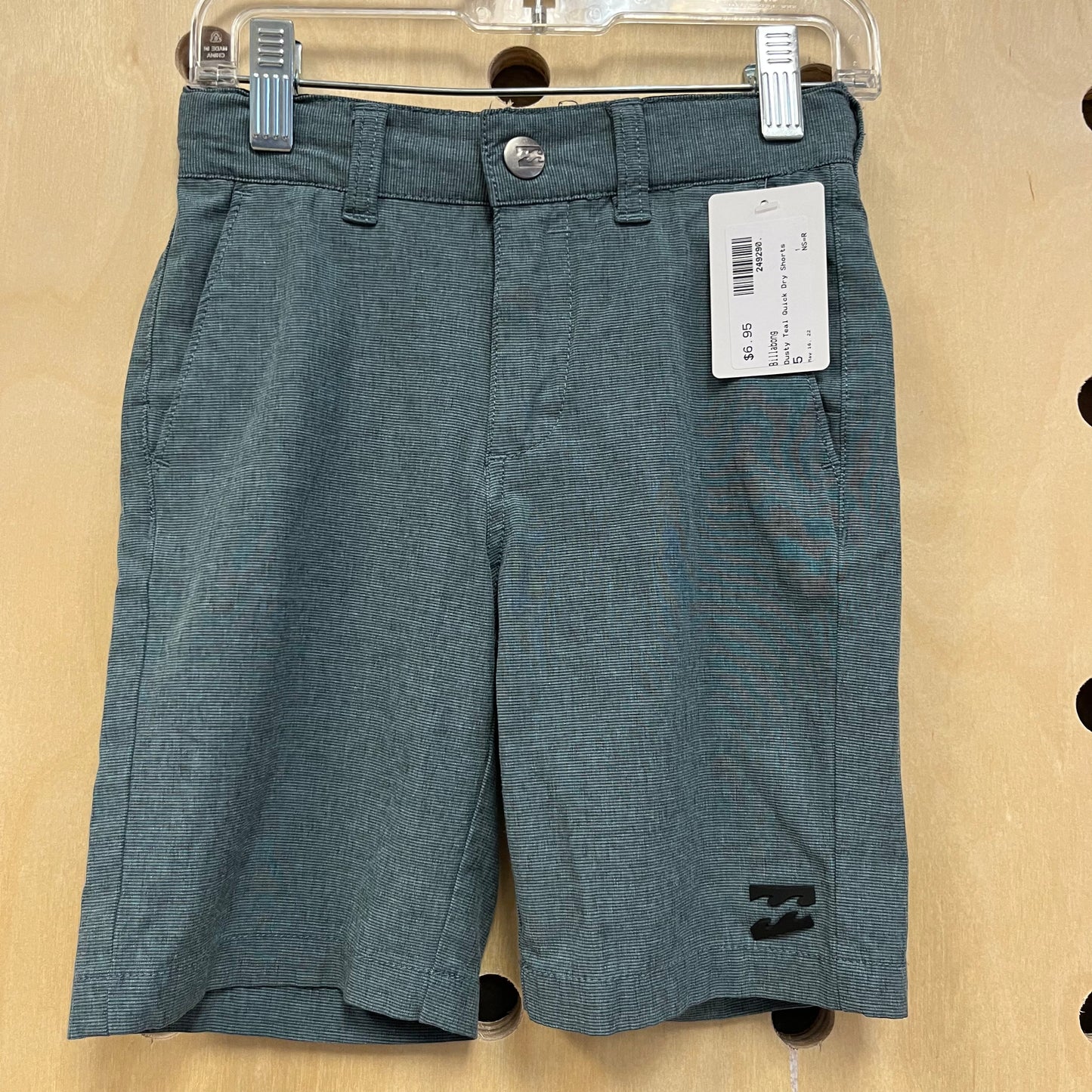 Dusty Teal Quick Dry Shorts