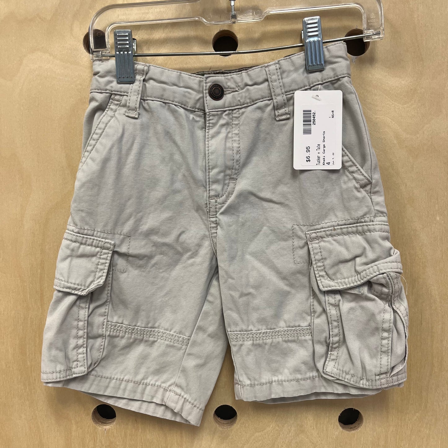 Khaki Cargo Shorts