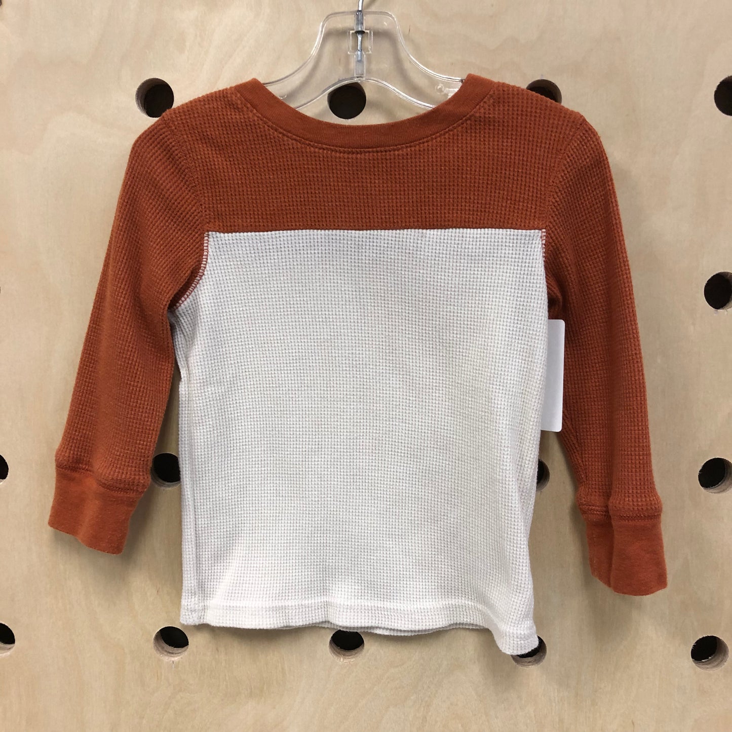 Two Toned Waffle Long Sleeve