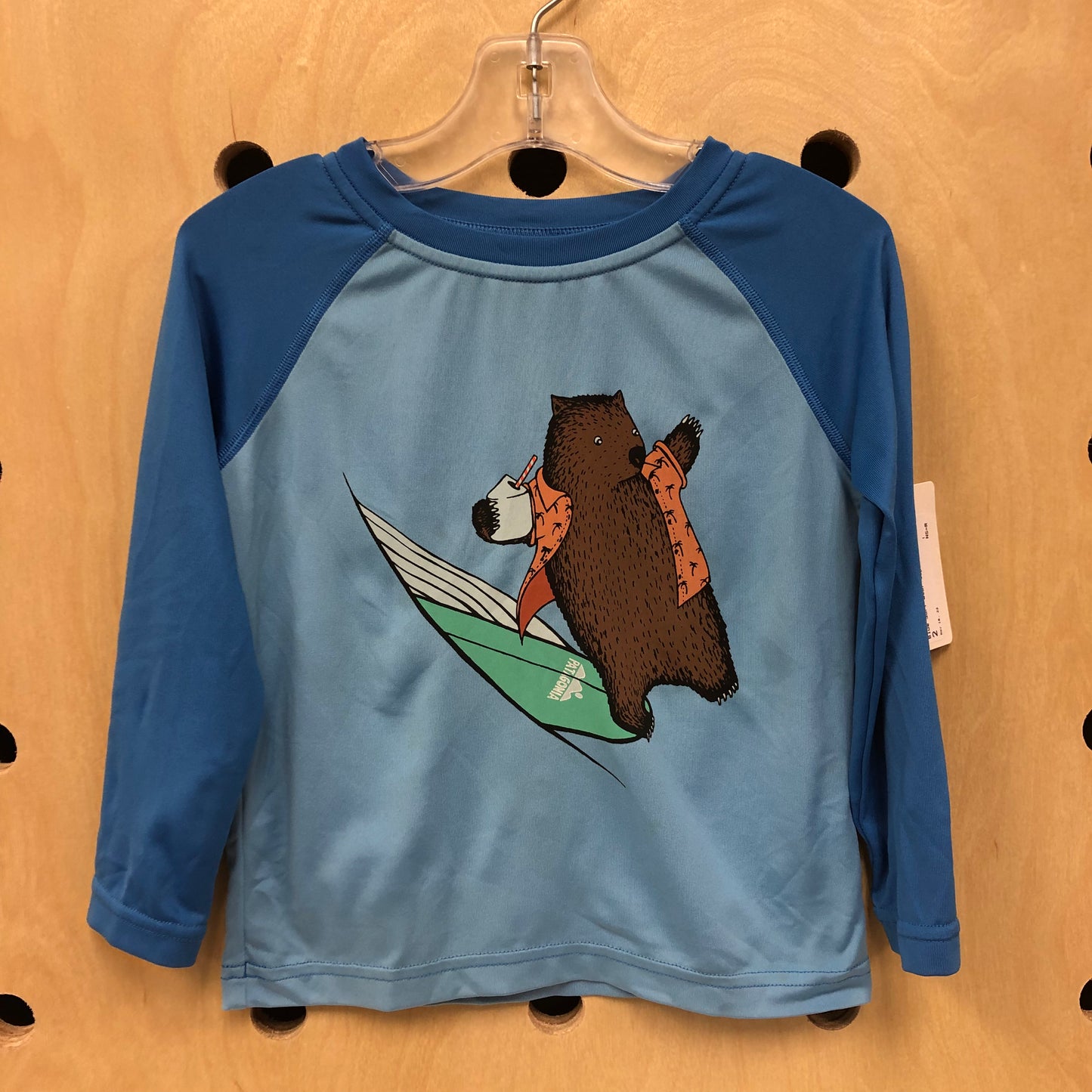 Blue Surf Bear Capilene Tee