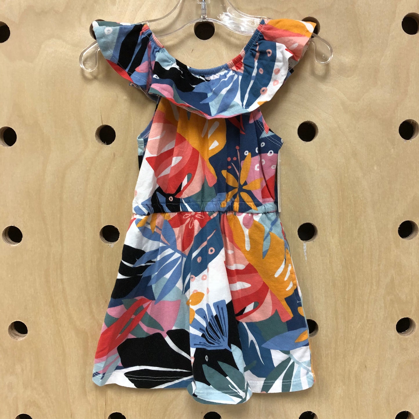 Colorful Ruffle Dress