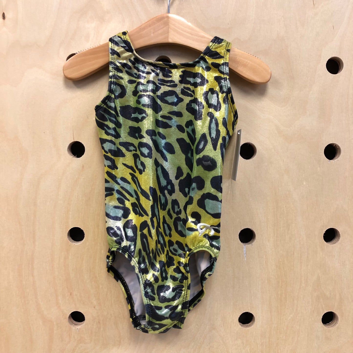 Iridescent Lime Cheetah Leotar