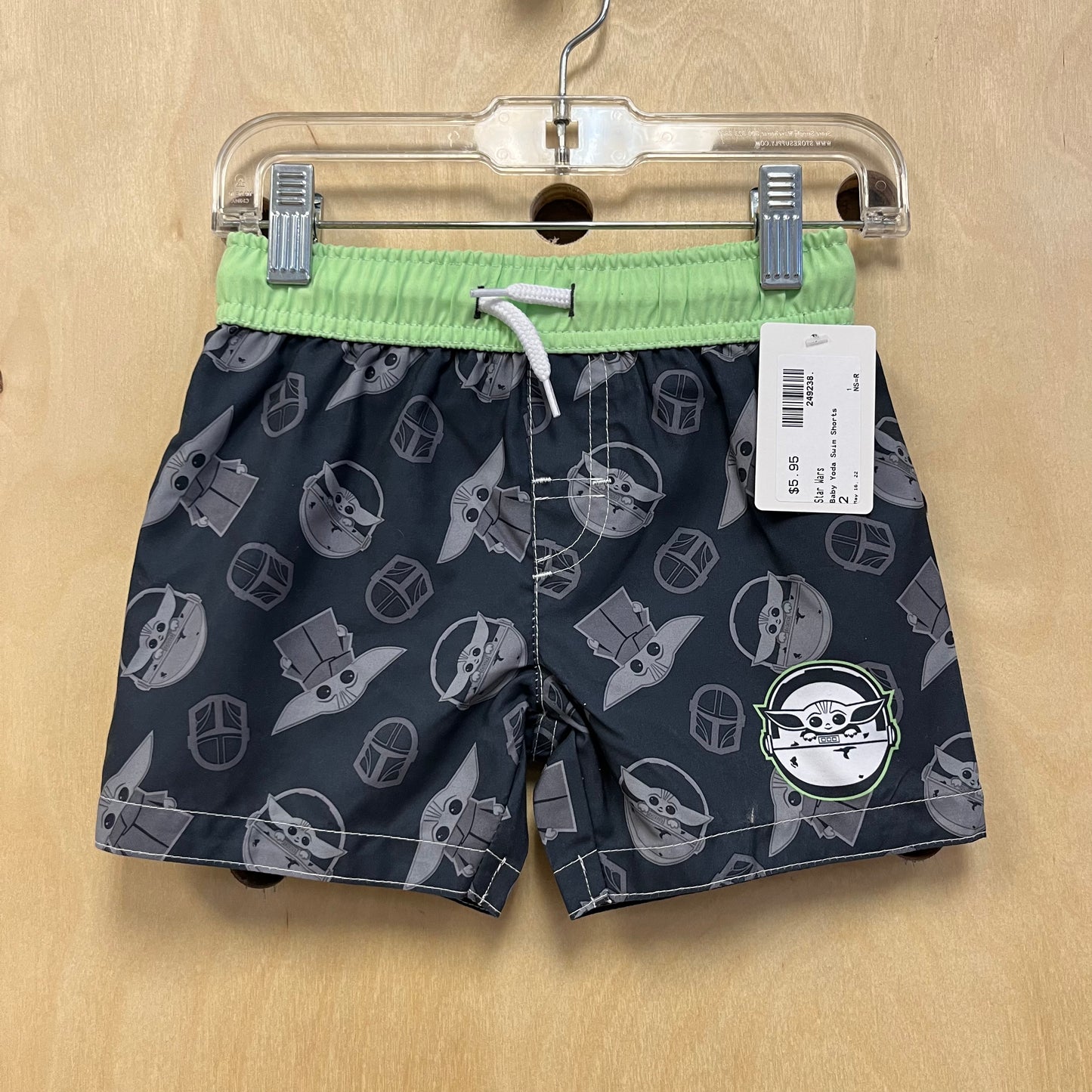 Baby Yoda Swim Shorts