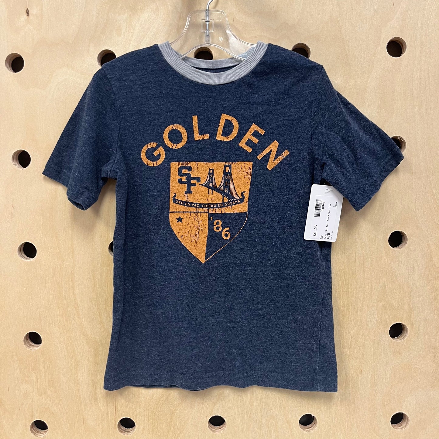 Navy "Golden" San Fran. Tee